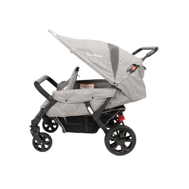 Poussette 4 Places Familidoo Lidoo Star Full Grey - familidoo