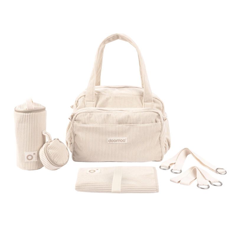 Sac à Langer Fluffy Corduroy Sand - doomoo