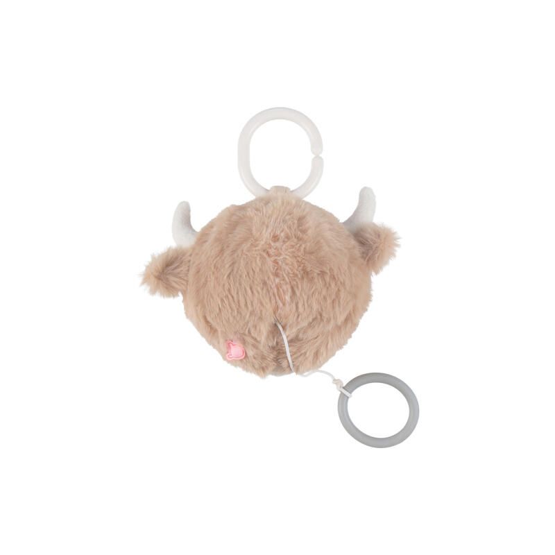 Peluche musicale Fluffy en Veloudoux - Beige - noukie 's