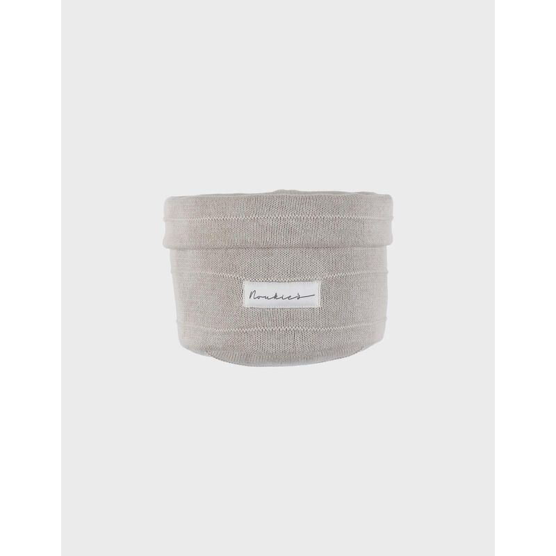 Trousse de toilette Beauty case en tricot de coton bio - Beige - noukie 's