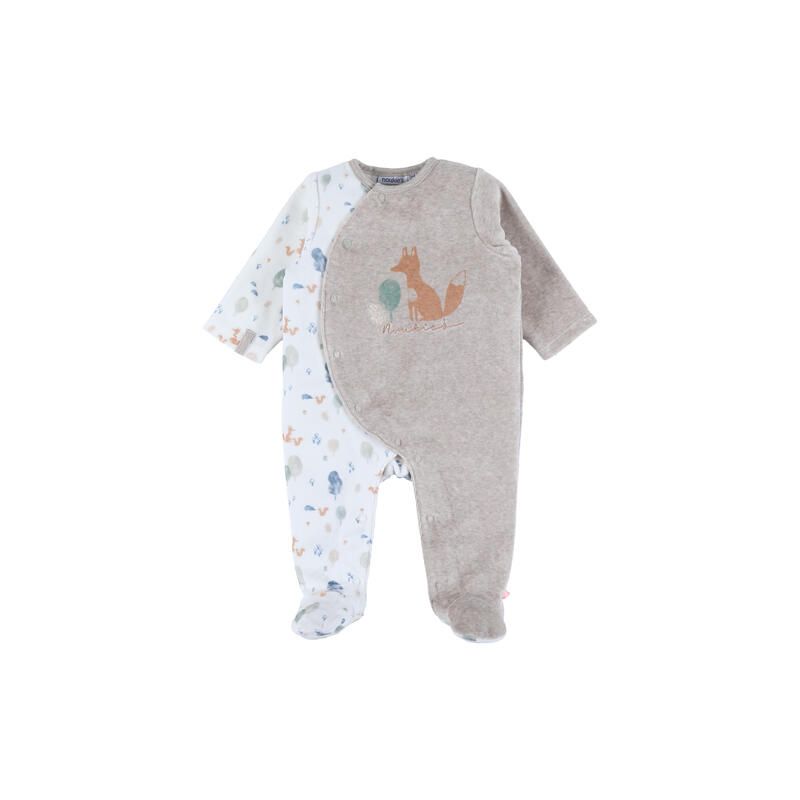 Dors bien velours M&M 2026 12m Foxie Beige - noukie 's