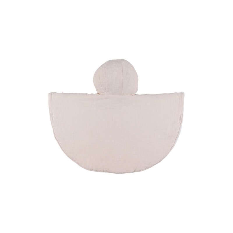 Poncho mousseline bio M&M 2026 18-36m Beige - noukie 's