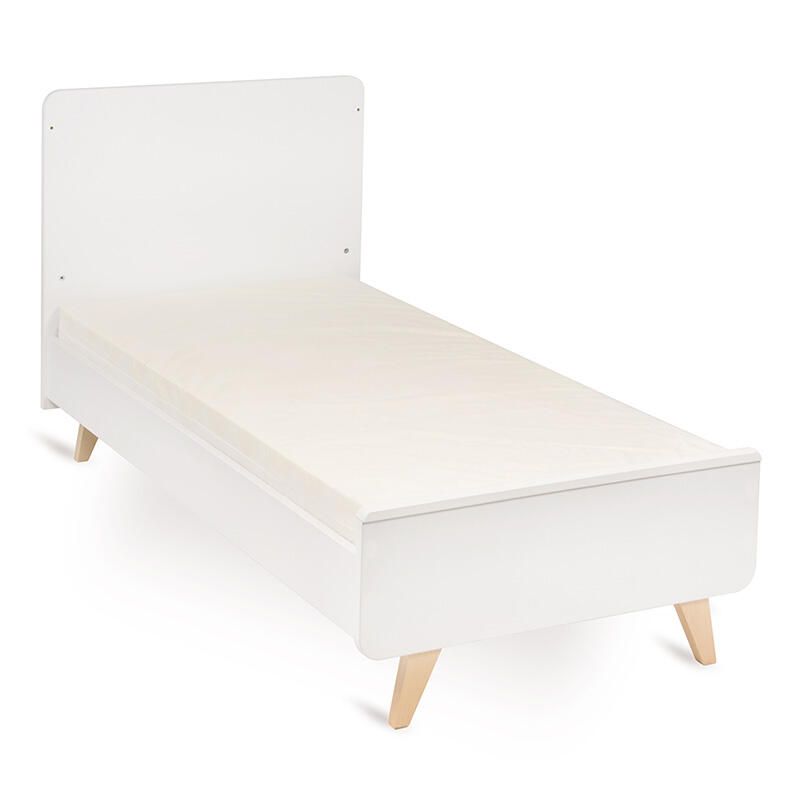 Lit bébé évolutif 70x140cm Loft Blanc - quax