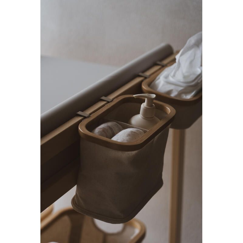 Panier à suspendre table à langer Nat Beige - quax