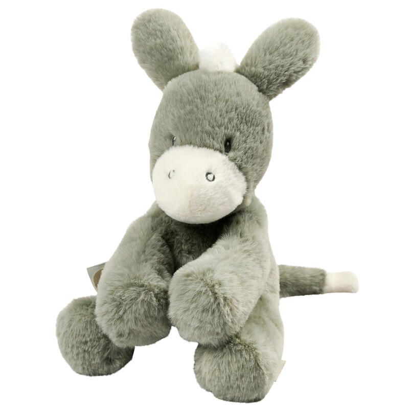 Peluche âne Loulou 30cm Vert Foncé - nattou