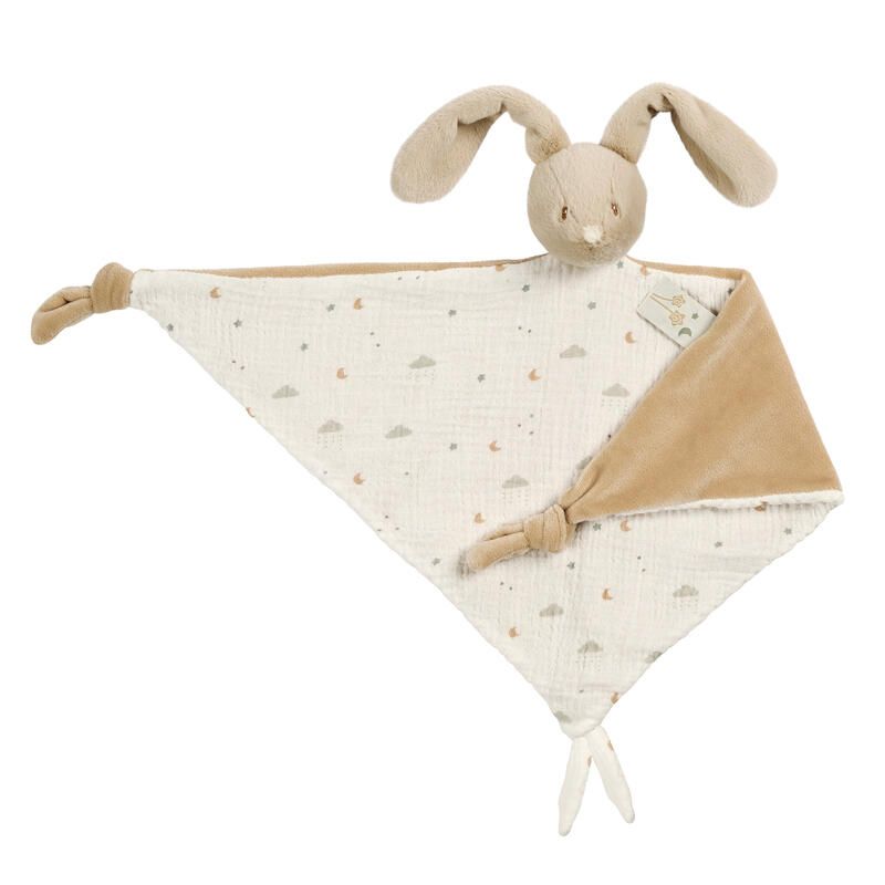 Maxi doudou lapin Loulou 60x40cm Sable Ecru - nattou