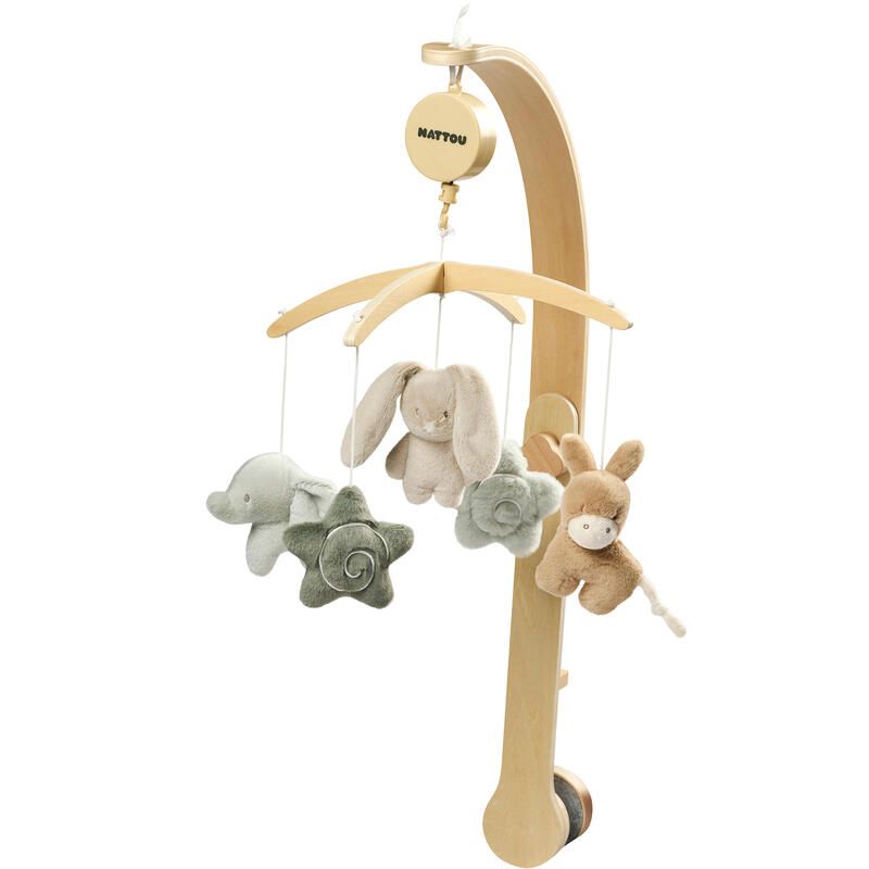 Mobile musicale Bois Loulou 50 x 40 x 74 cm - nattou