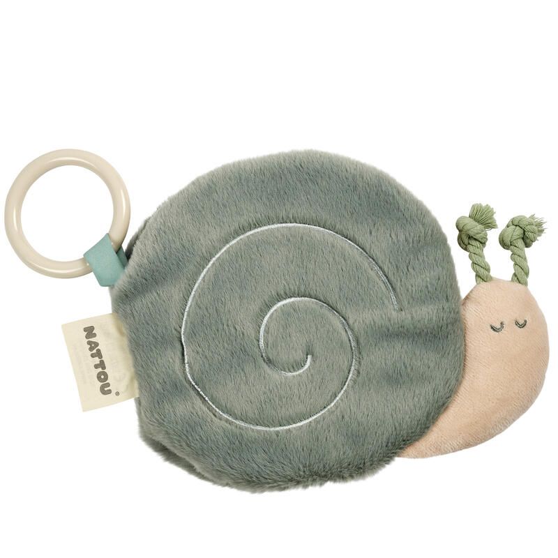 Livre d'activité escargot Loulou 15cm - nattou
