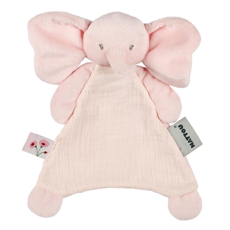 Mini Doudou Elephant Fanfan Rose - nattou