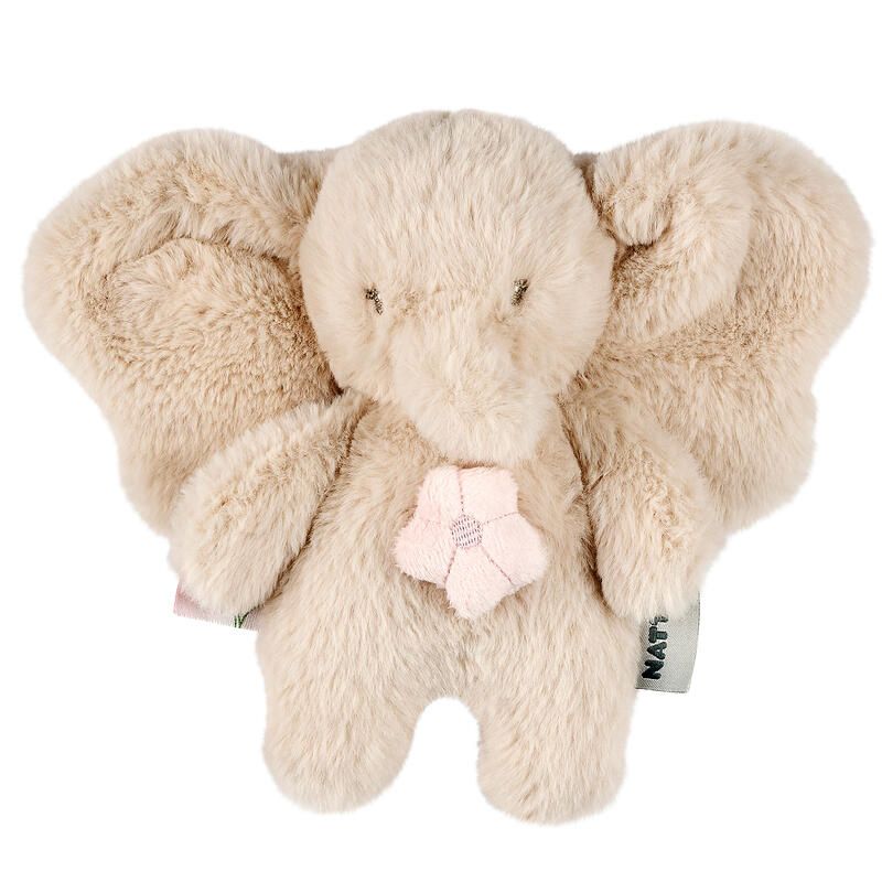 Peluche Mini Musical Eléphant Fanfan - Blanc Crème - nattou