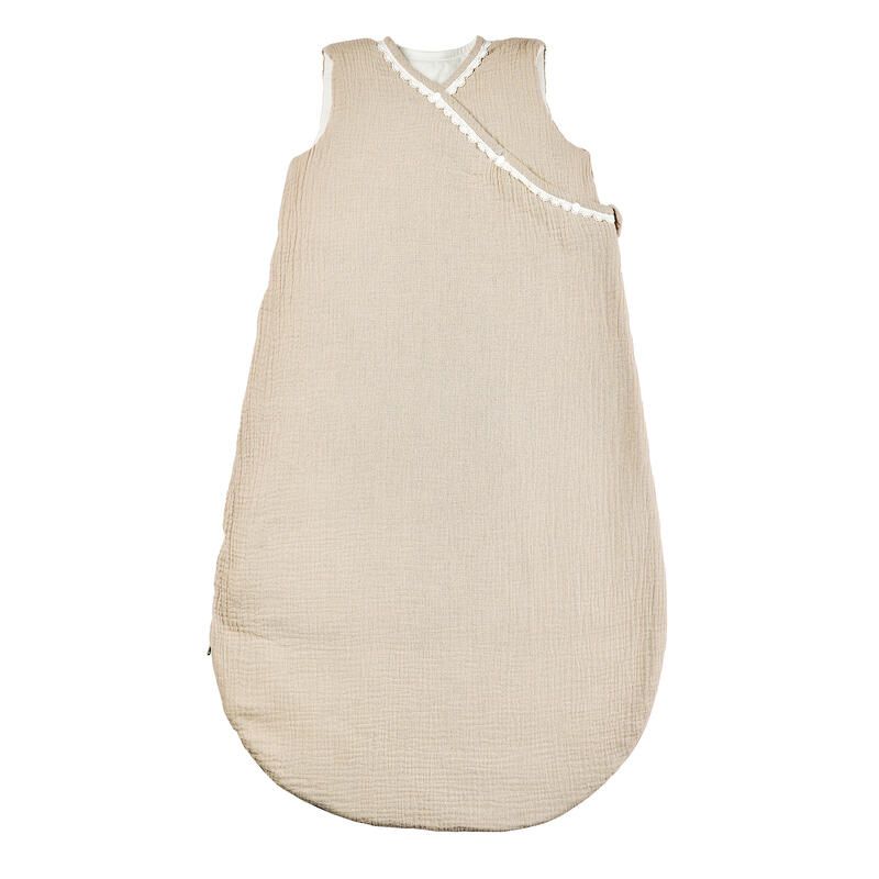 Gigoteuse gaze de coton Fanfan 90cm - Sable - nattou
