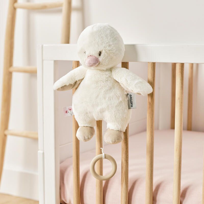 Peluche musicale caneton Fanfan - Blanc - nattou