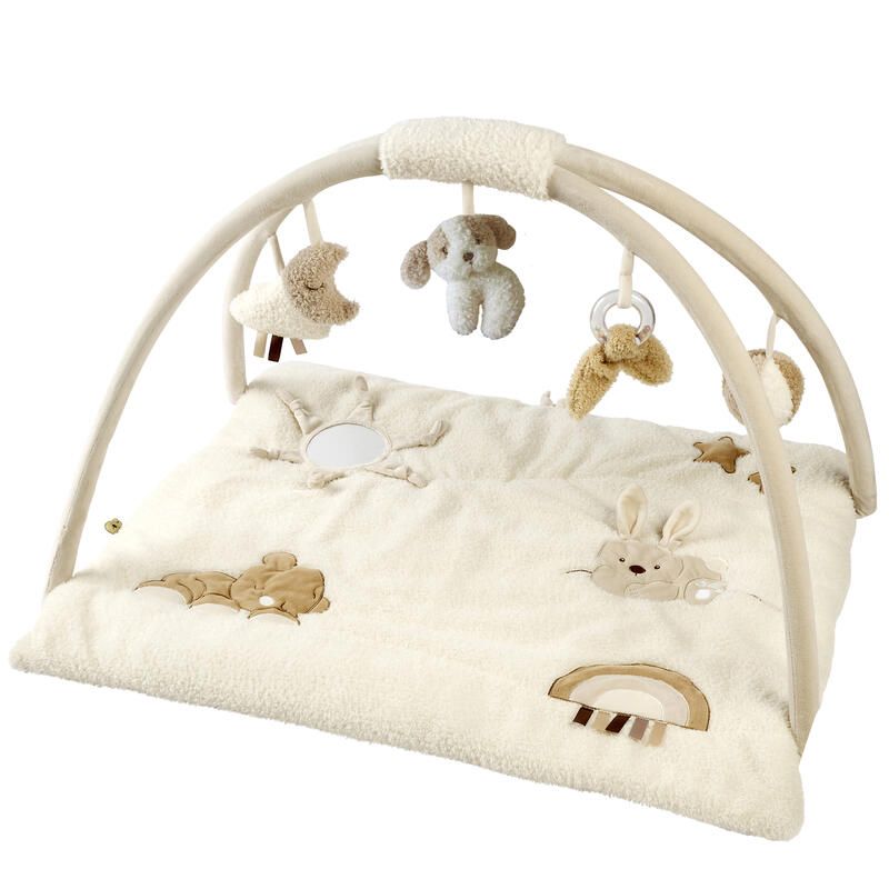 Tapis d'éveil avec arches Teddy Bouclette 80x70cm - Ecru - nattou
