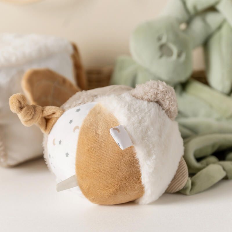 Balle d'éveil en velours Sable - nattou