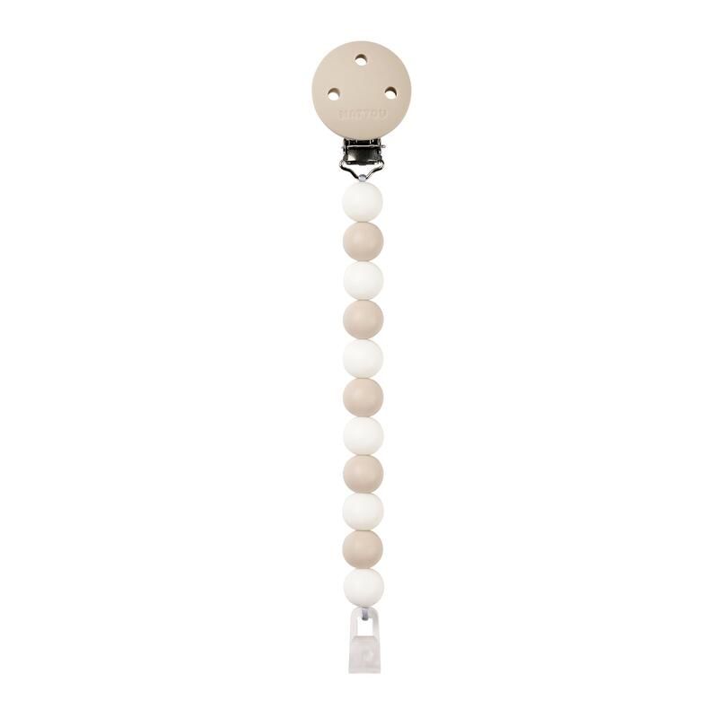Attache Sucette silicone - Argile - nattou