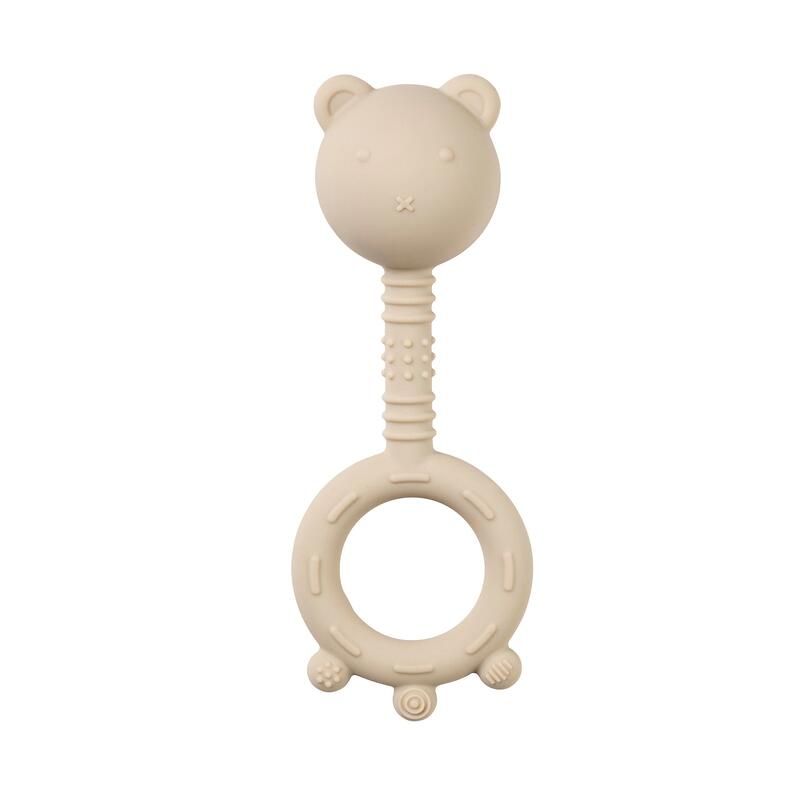 Hochet silicone Ours - Argile - nattou
