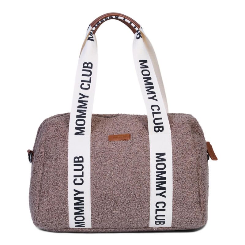 Mommy club Signature sac à langer Teddy - Soft Brown - childhome