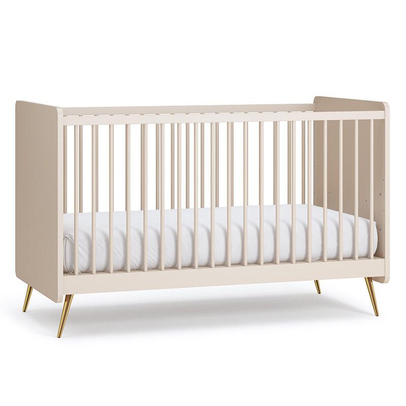 Lit bébé évolutif 70x140cm Lunea Sable Beige - vox