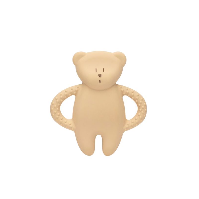 Ourson de dentition en caoutchouc naturel Sable - moonie
