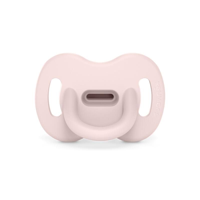 Sucette silicone avec tétine physiologique SX Pro 0-6m Rose - suavinex