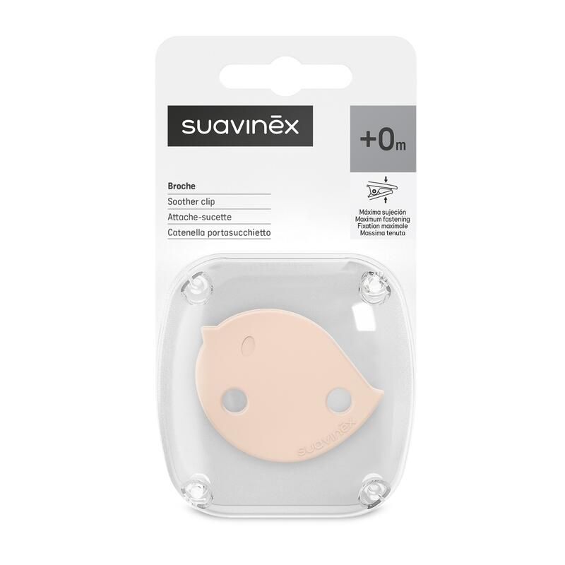 Attache Sucette Chaine Birdies Rose - suavinex