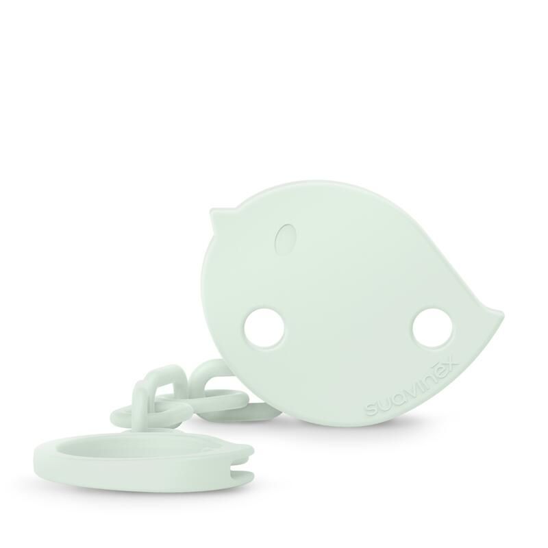Attache Sucette Chaine Birdies Vert - suavinex