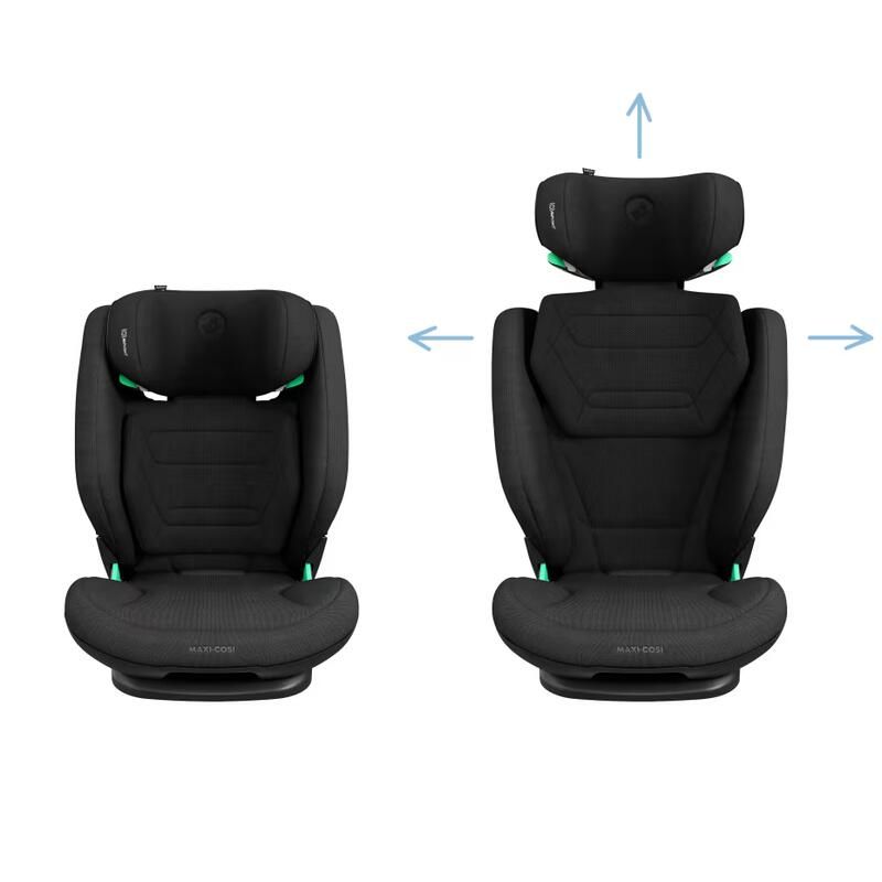 Siège auto 100-150cm RodiFix Pro 2 Authentic Black - maxi cosi