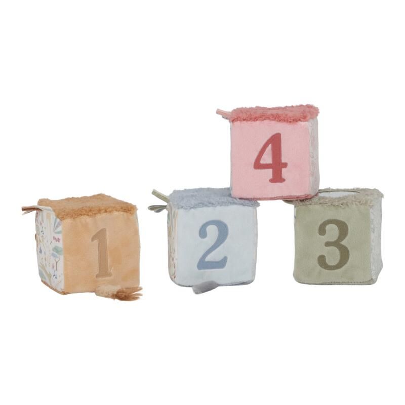 Lot de 4 cubes doux - little dutch