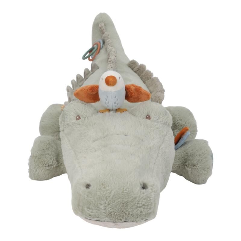 Peluche d'activités Crocodile Safari Friends - little dutch