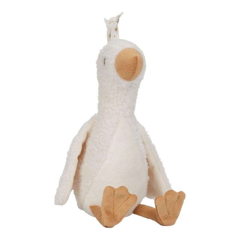 Peluche musicale et lumineuse Oie - Blanc - little dutch