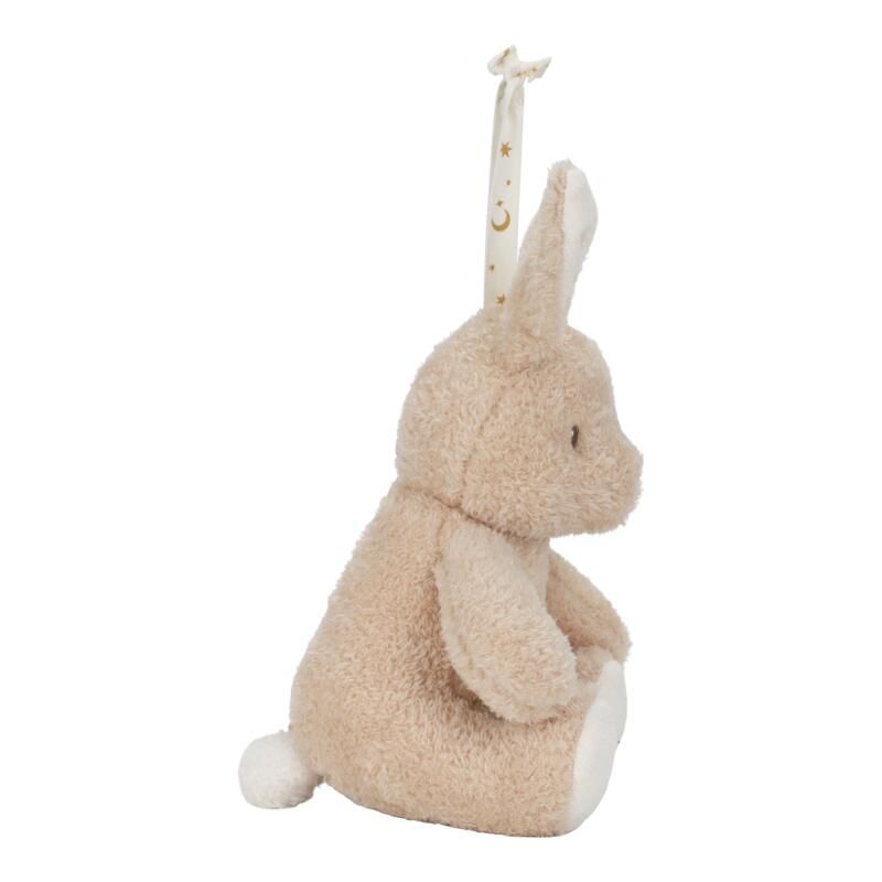 Peluche musicale et lumineuse Lapin - Beige - little dutch