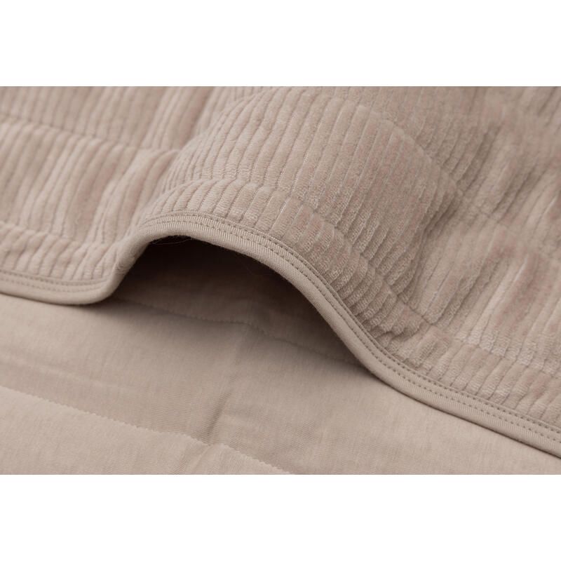 Couverture Velvet Rib 75x100cm Milky Coffee - jollein