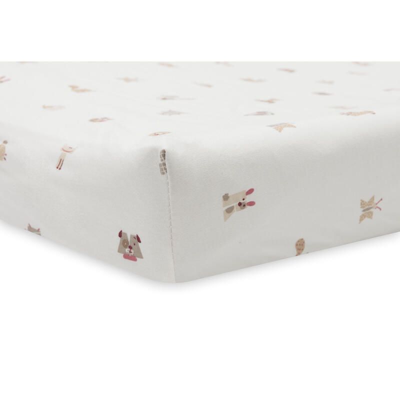 Housse matelas à langer Jersey Animal Friends 50x70cm - jollein