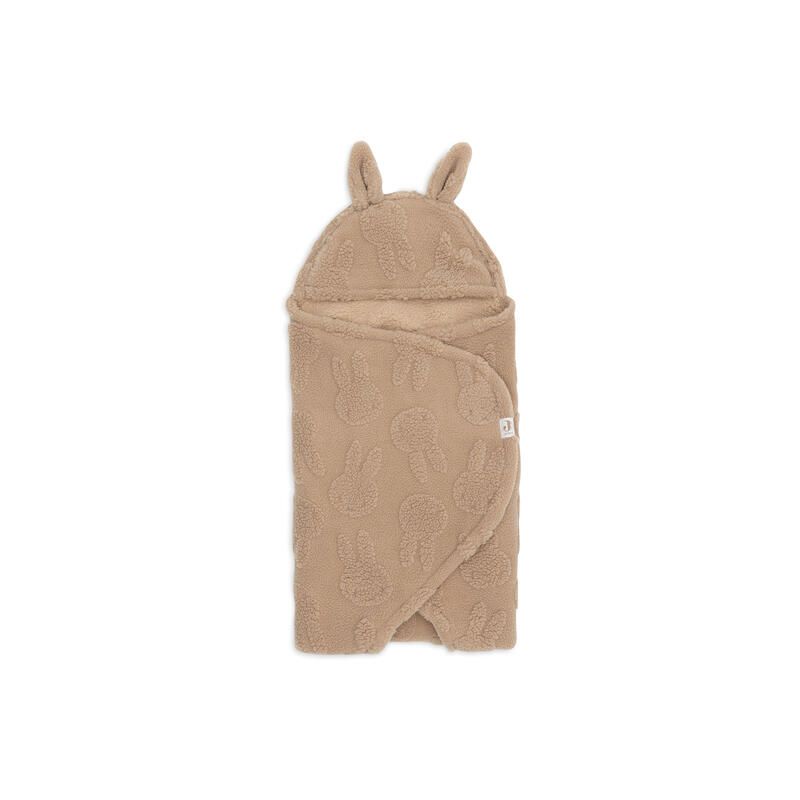Couverture Portefeuille Miffy Jaquard Teddy Biscuit - jollein