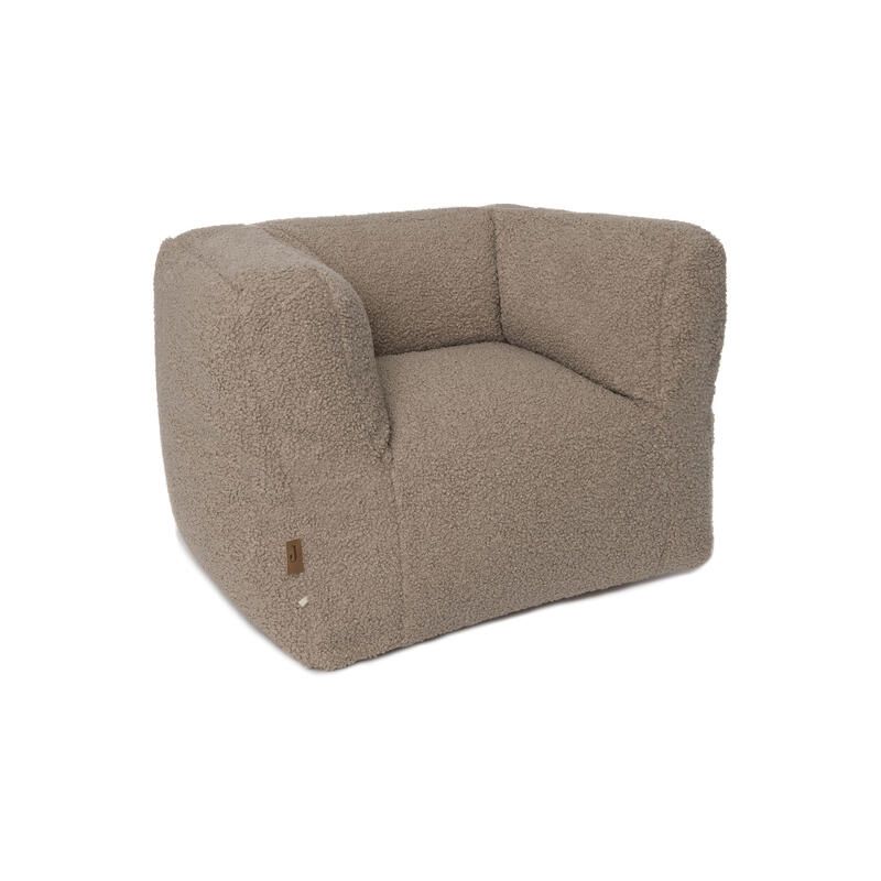 Fauteuil pouf pour enfant Teddy Basics Warm Sand - jollein