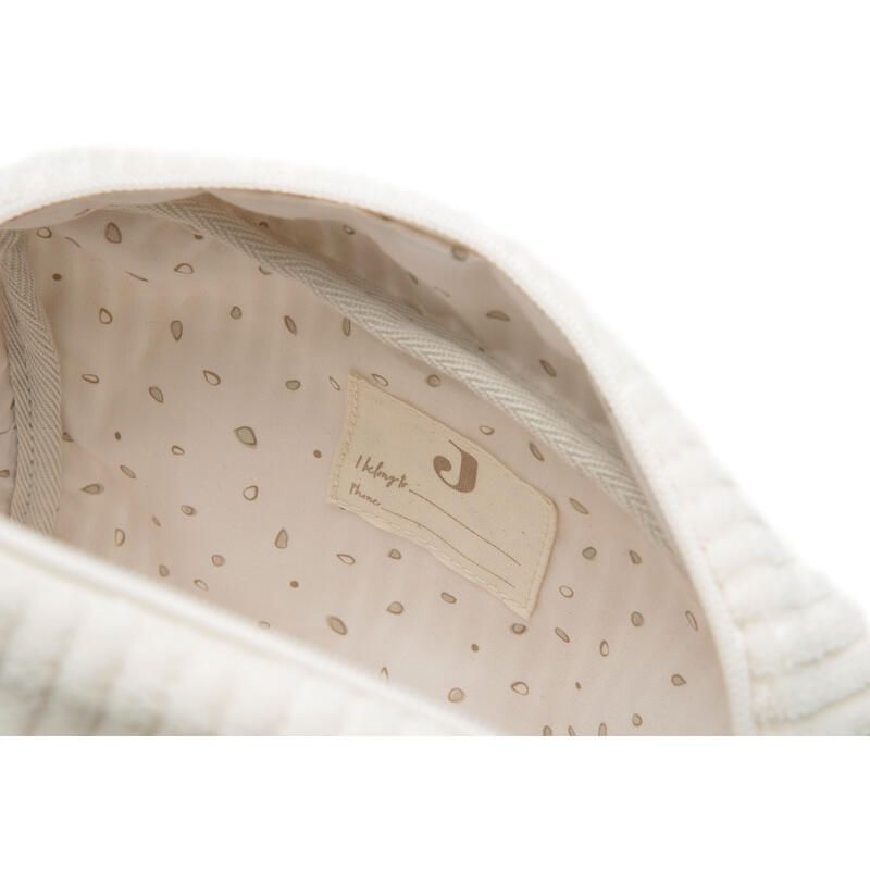 Trousse de soins Cloudy Rib Oatmeal - jollein