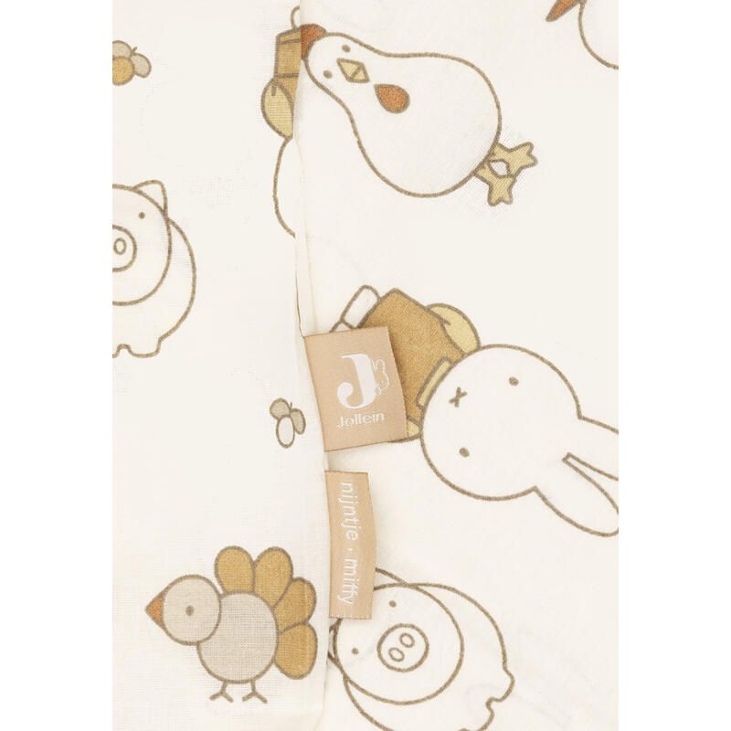 Housse de couette et Taie 100x140cm Miffy Farm  - jollein
