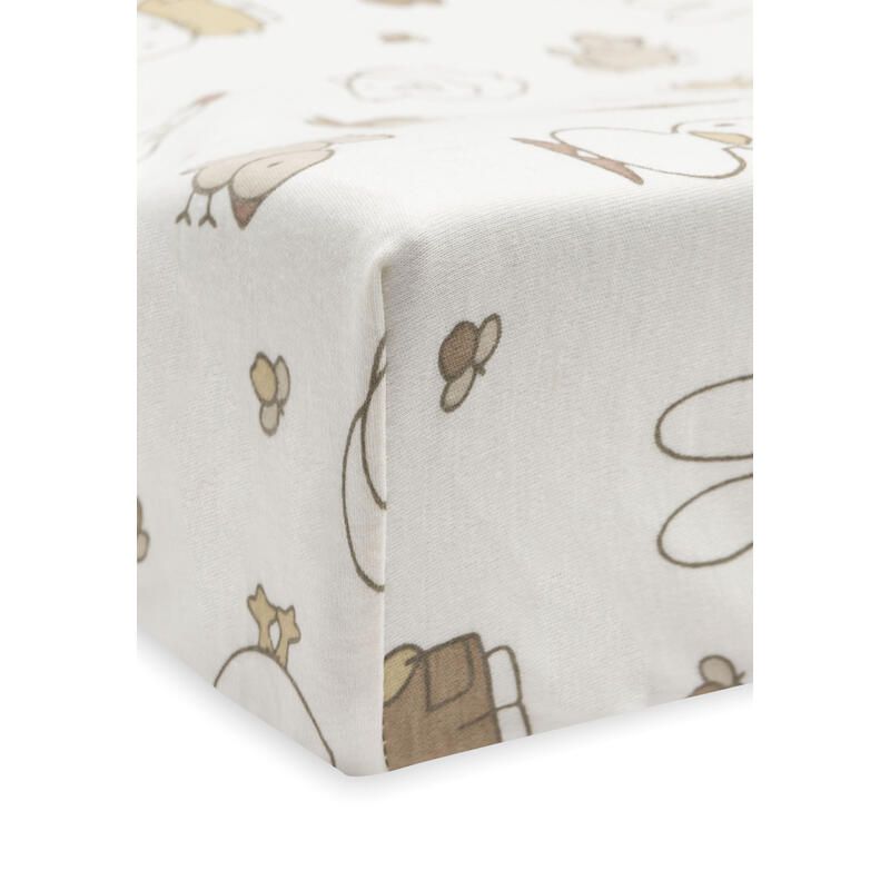 Housse de matelas à Langer Jersey 50x70cm Miffy Farm - jollein
