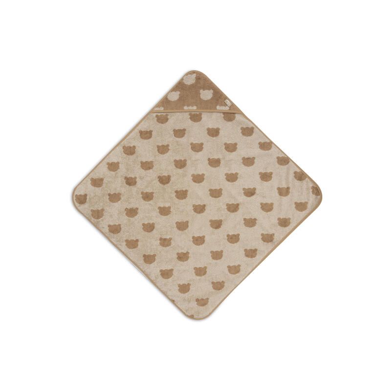 Cape de bain éponge Jacquard Teddy Bear - jollein