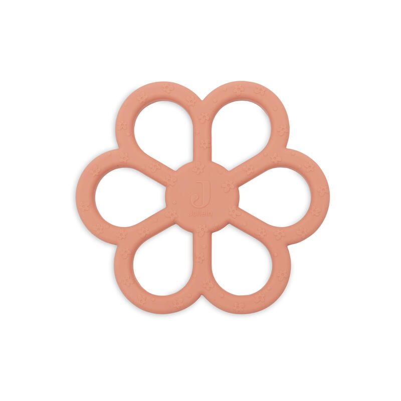 Anneau de dentition Flower Coral Rose - jollein