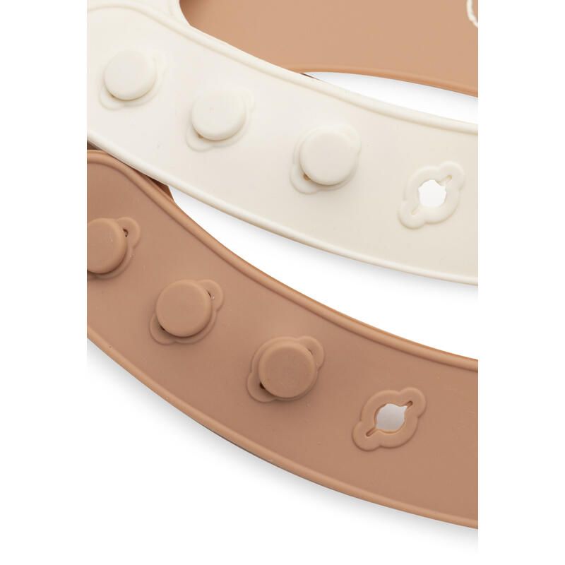 Lot de 2 Bavoirs silicone Kangaroots - jollein