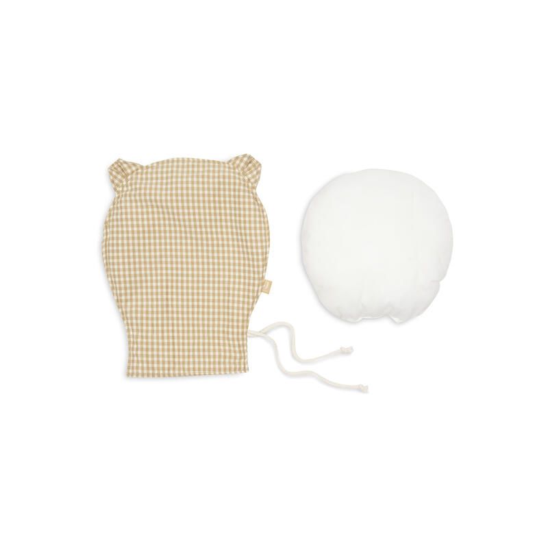 Ballon check Teddy Bear Ivory Biscuit - jollein