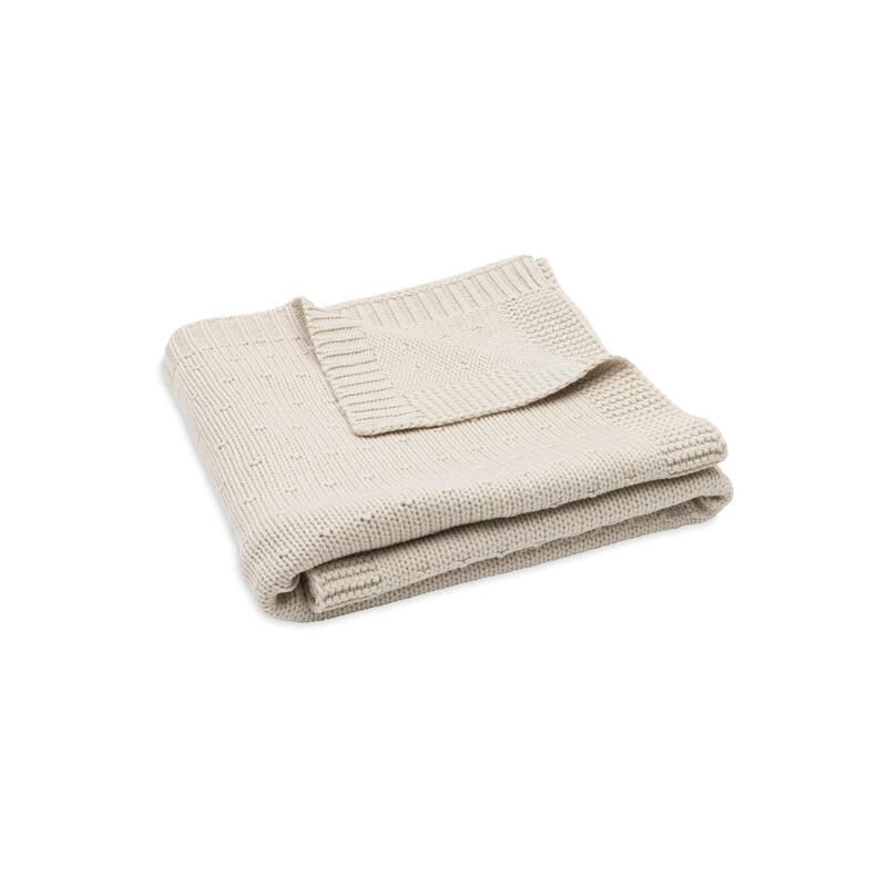 Couverture berceau Sprinkle Knit 75x100cm Sand - jollein