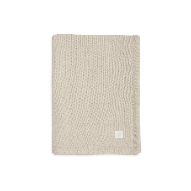 Couverture berceau Fluffy Sprinkle Knit 75x100cm Sand - jollein