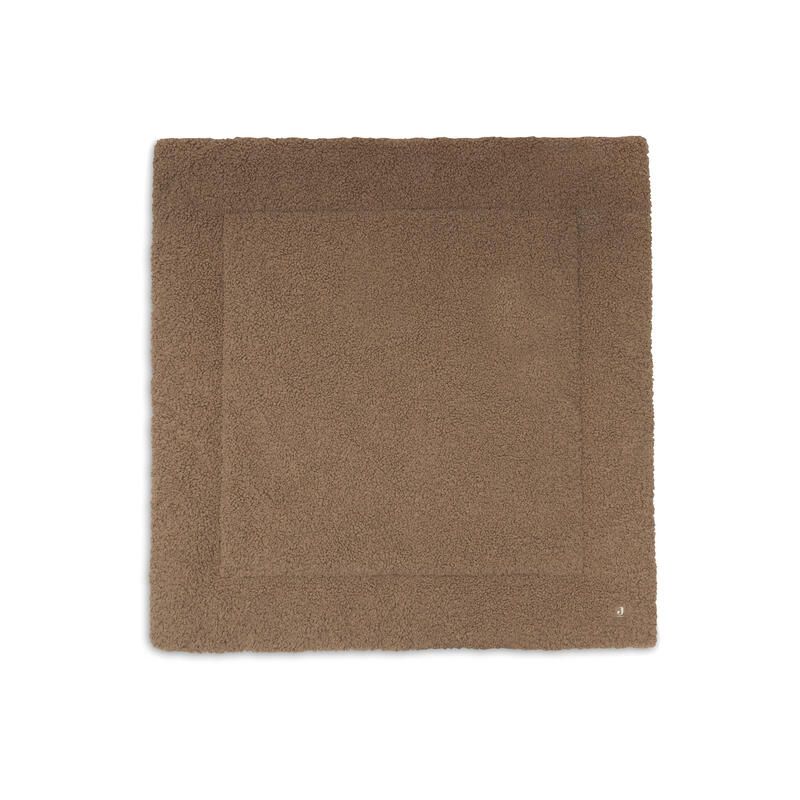 Tapis de parc Curle 100x100cm Dark Hazel - jollein