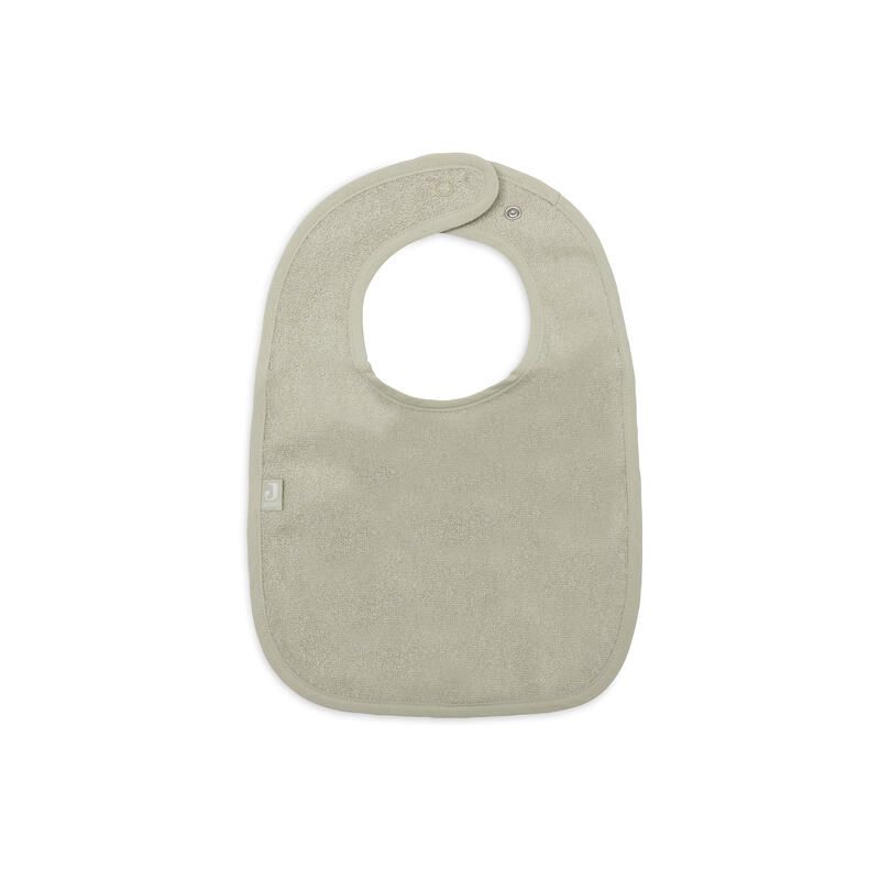 Lot de 2 bavoirs éponge Basics Sand/Matcha - jollein