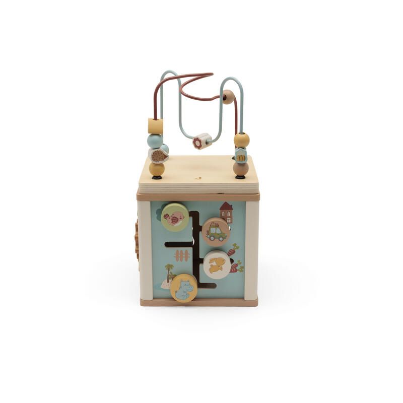 Cube d'activités en bois Jollies Multicolore - jollein