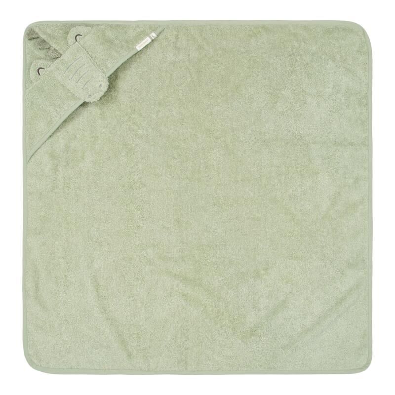 Cape de bain 75x75cm Crocodile Vert - little dutch