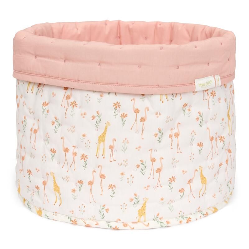 Grand panier de commode rond  Blooming Safari - little dutch