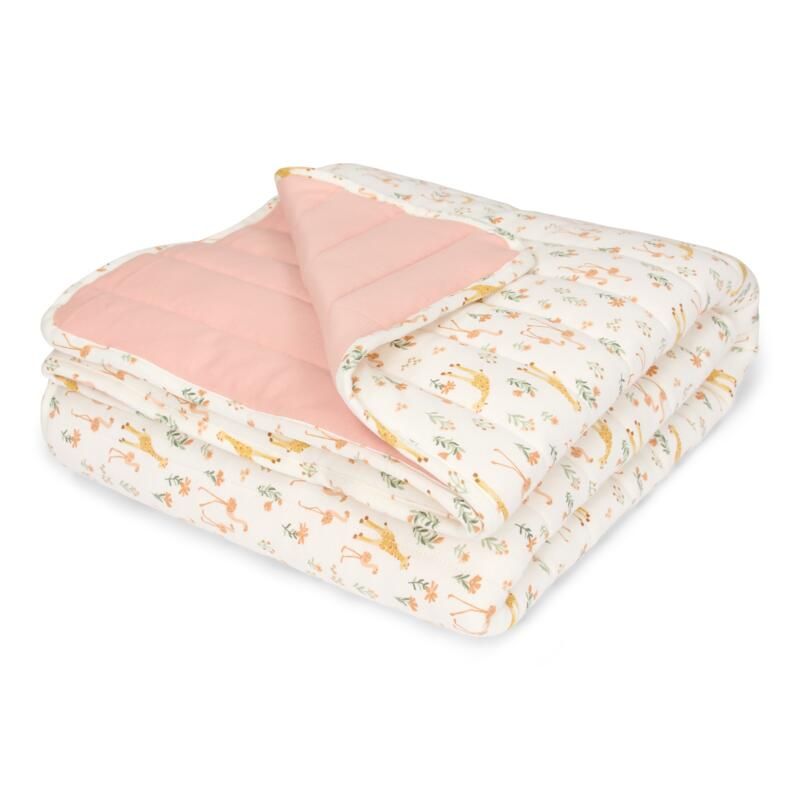 Couverture de lit 110x140cm Blooming Safari - little dutch